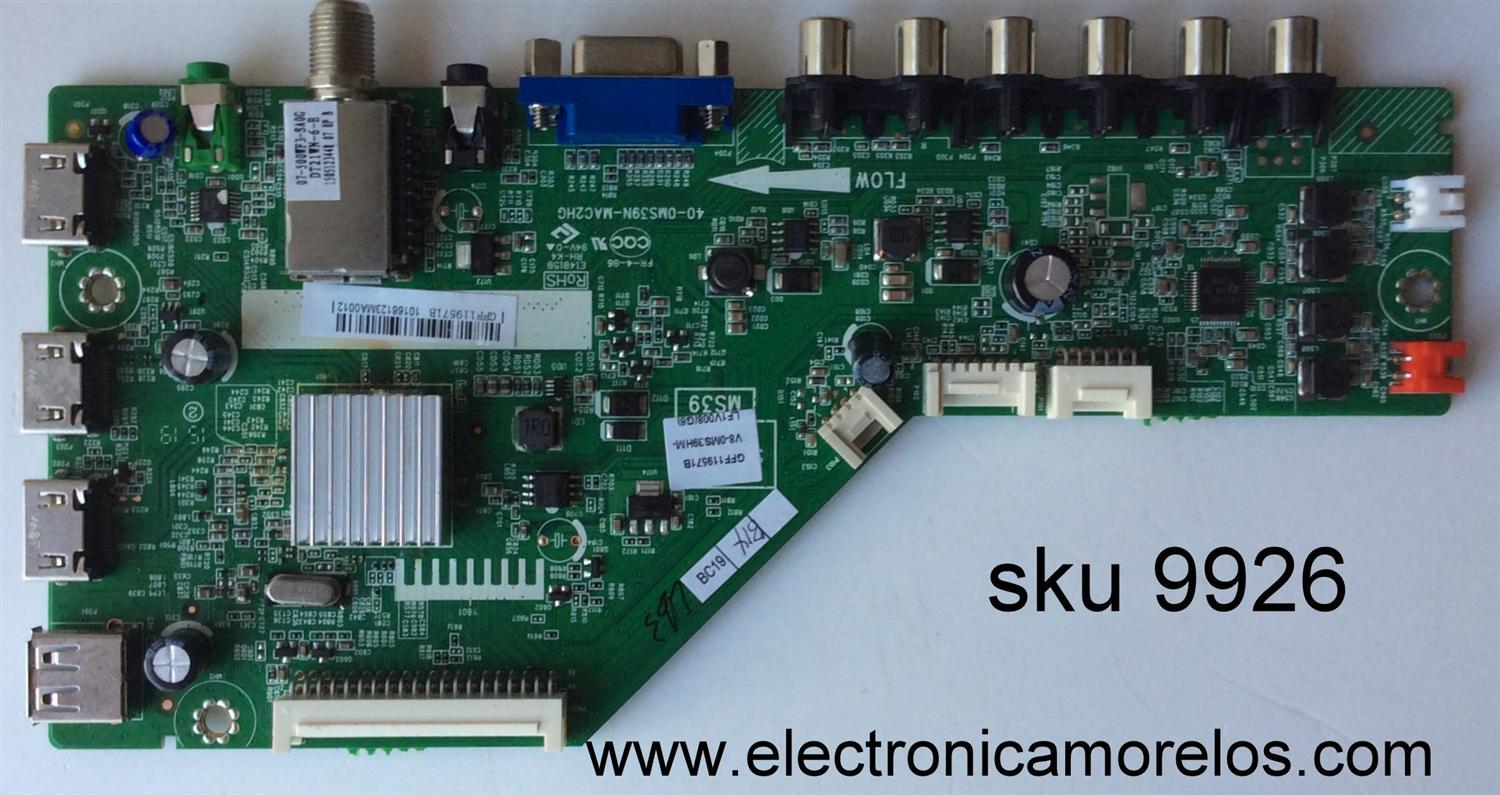 MAIN / TCL V8-0MS39HM-LF1V008(G6) / GFF119571B / V8-OMS39HM-LF1V008(G6) / 40-0MS39N-MAC2HG / MS39	