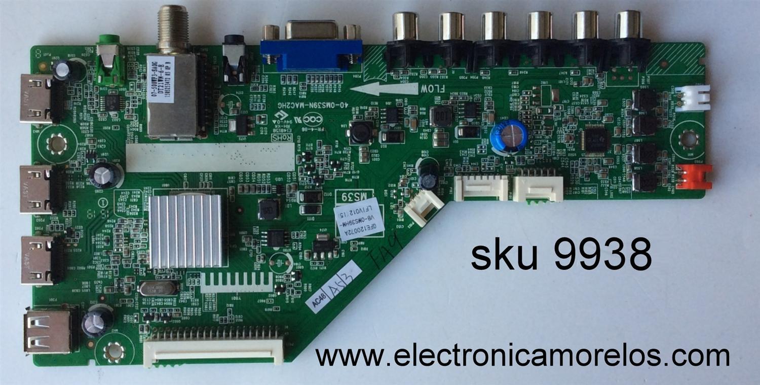 MAIN / TCL V8-0MS39HM-LFIV012(I5) / GFE120072A / V8-OMS39HM-LFIV012(I5) / 40-0MS39N-MAC2HG / MS39	