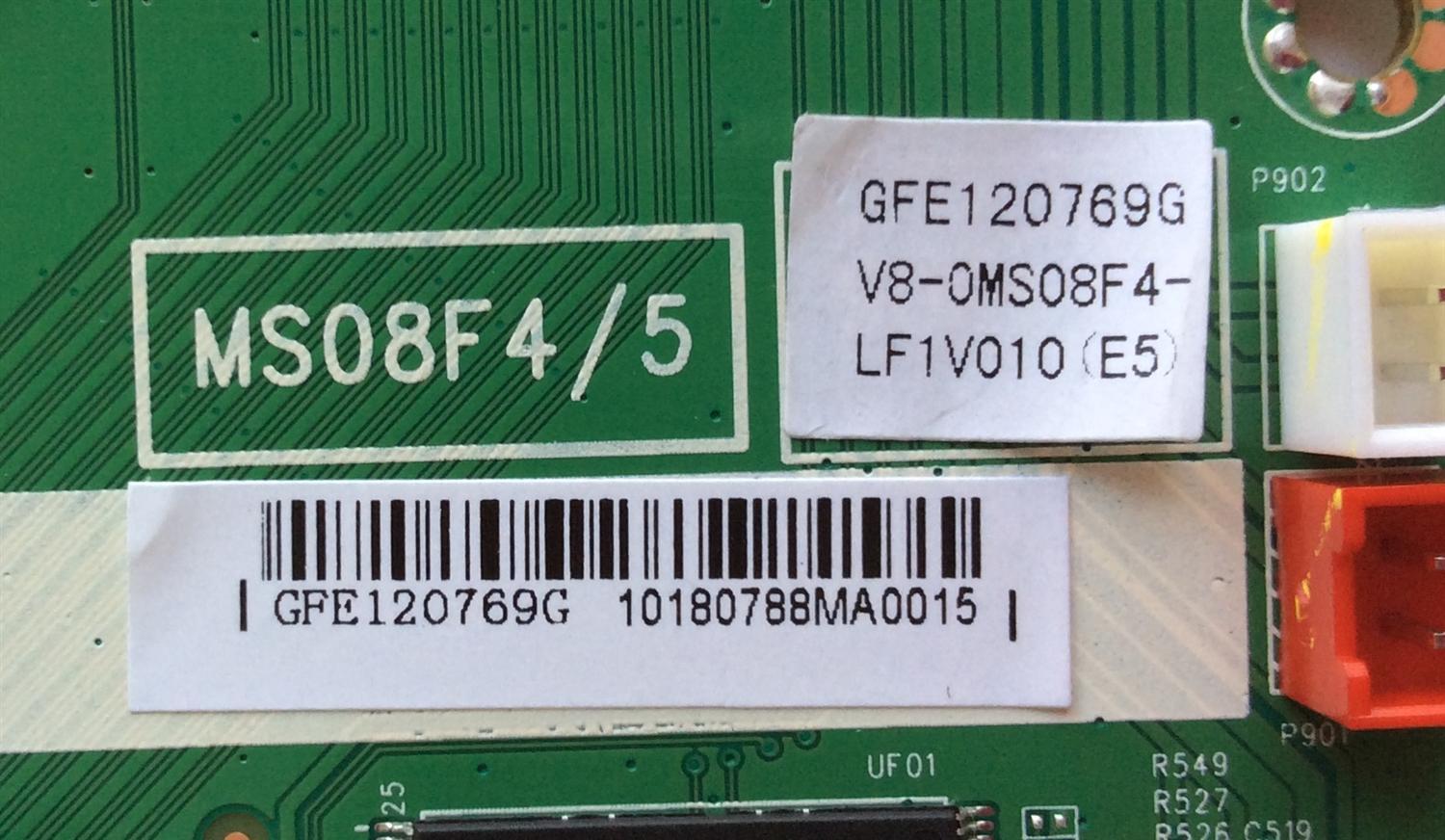 MAIN PARA TV TCL NUMERO DE PARTE GFE120769G / V8-0MS08F4-LF1V010(E5) / / V8-OMS08F4-LF1V010(E5) / MS08F4/5 / 40-MS08F6-MAA2HG - Imagen 3