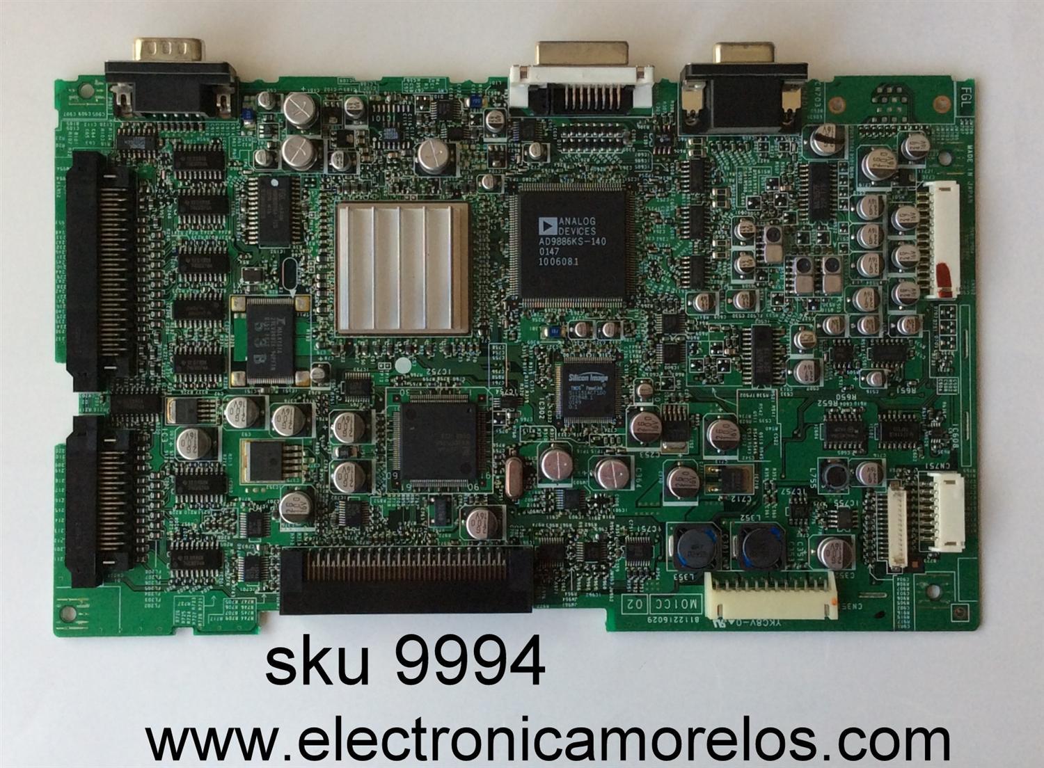TARJETA DE A/V / FUJITSU M01CC02 / M01CC02 / MODELO PDS5003U-H	