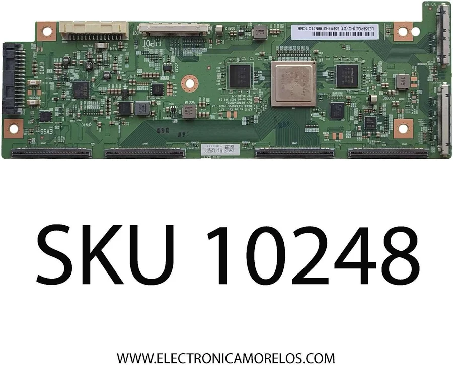 T-CON  ORIGINAL PARA TV LG / NUMERO DE PARTE 6894F / 6871L-6894F / 6870C-0908A / LE650PQL(HQ)(D1) / PANEL AC650AQL CQA1_RS / MODELO OLED65C2PUA / OLED65C3AUA - Imagen 4