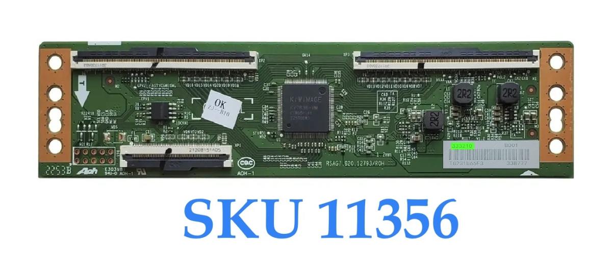 T-CON PARA TV HISENSE / NUMERO DE PARTE 333210 / RSAG7.820.12793/ROH / 338777 / E303981 / PANEL HD700X1U92-TAL1B2\S0\GM\MCKD3A\R / DISPLAY CV700U2-T01 REV:04 / MODELOS 70A65H / 70A6G