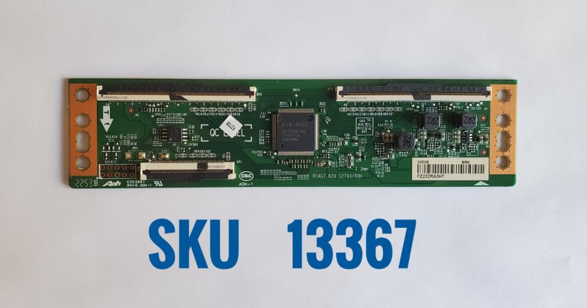 T-CON ORIGINAL PARA TV HISENSE / NUMERO DE PARTE 332326 / RSAG7.820.12793/ROH / PANEL HD580X1U93-TAL5 / DISPLAY CV580U1-T01 REV:02 / MODELO 58R6E