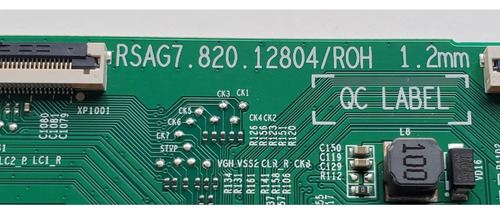 T-CON PARA TV HISENSE / NUMERO DE PARTE 327316 / RSAG7.820.12804/ROH / 343290 / H41802PNS89A / PANEL HD550Y1U74-T0LG\S0\GM\MCKD3A\ROH / HD550H1U71-T0L3\S0\GM\ROH / DISPLAY HF550QUB-F20 / MODELOS 55A65KV / 55A6KV / 55A7GV / 55A7N - Imagen 2