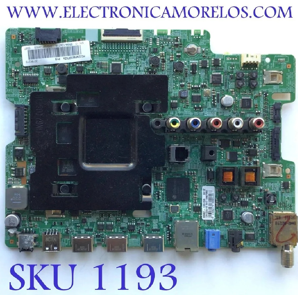 MAIN PARA TV SAMSUNG / NUMERO DE PARTE BN94-12471B / BN41-02612A / BN9412471B / 12471B / BN97-13516B / DISPLAY HV320FHB-N10 / MODELO HG32NF693GFXZA UA01