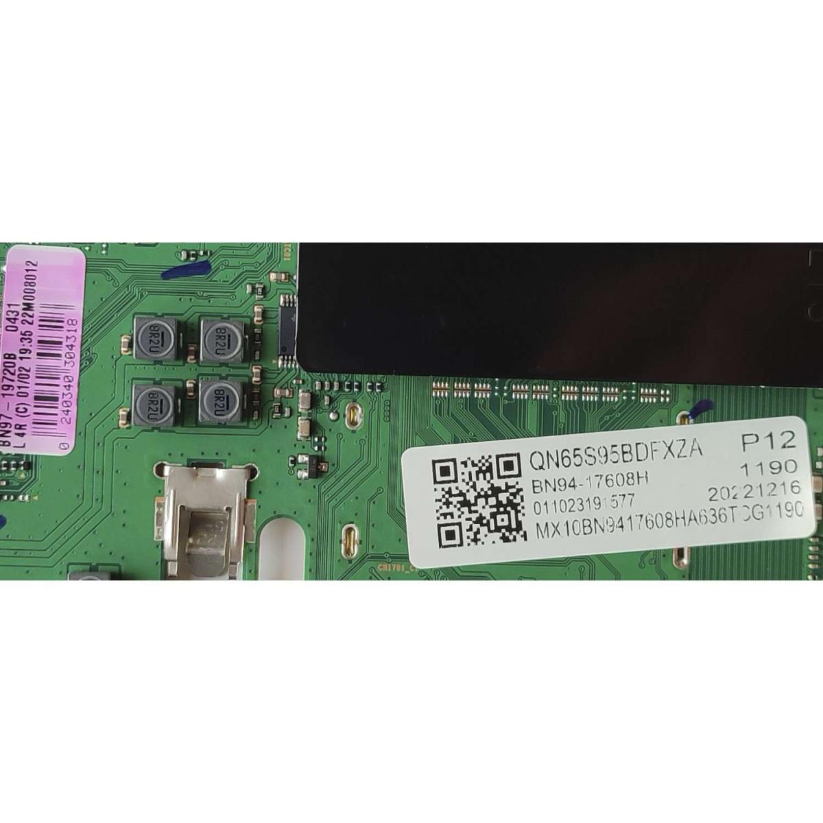 MAIN PARA TV SAMSUNG / NUMERO DE PARTE BN94-17608H / BN41-03015A / BN97-19720B / BN9417608H / PANEL CY-AB065FLLV3H / DISPLAY BN96-54038C / QS650FF03-V01 / MODELO QN65S95BAFXZA FC02 / FC03 - Imagen 2