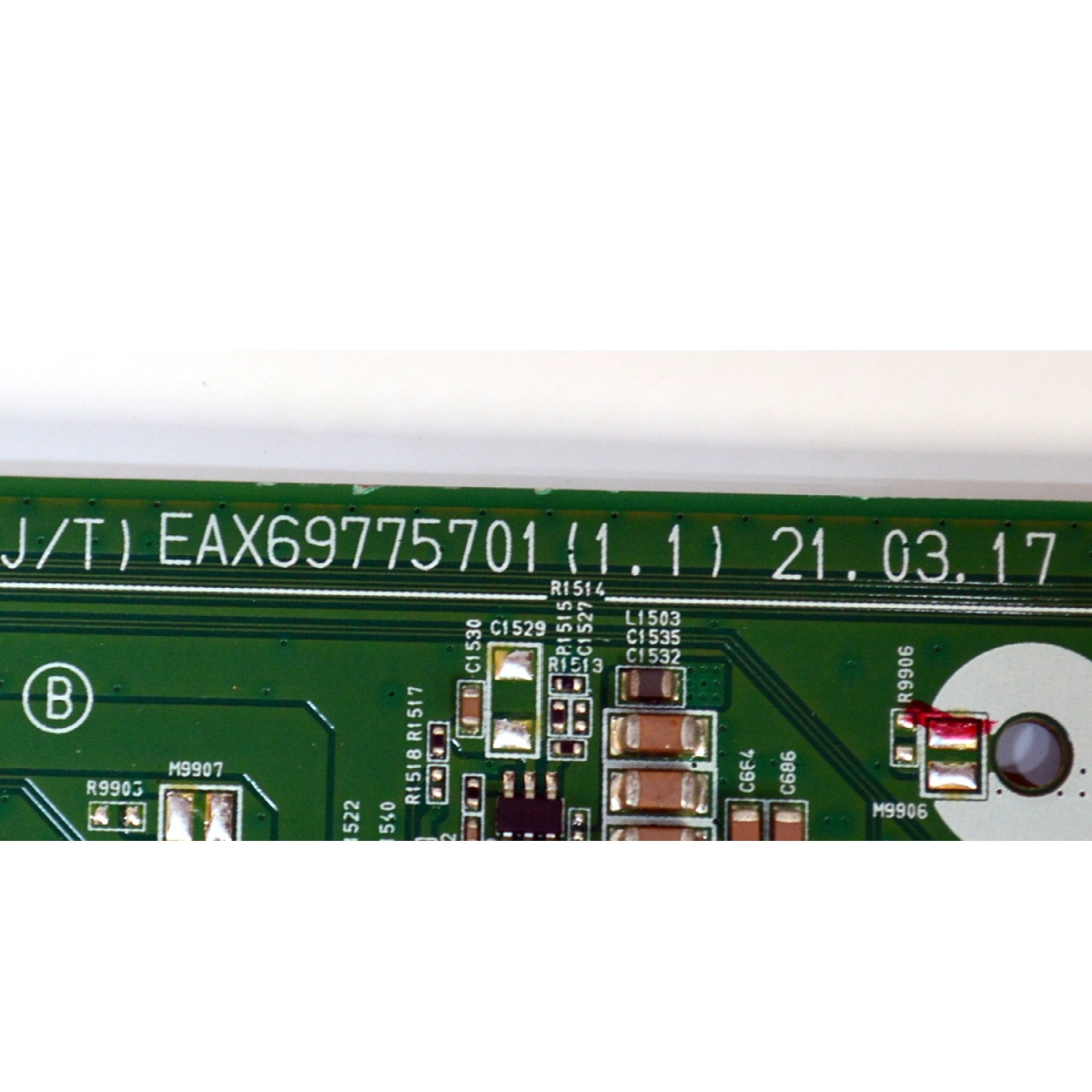 MAIN PARA SMART TV LG 4K RESOLUCION  (3840 X 2160) CON HDR / NUMERO DE PARTE EBT66641702 / EAX69789001 (1.0) / 1HEBT000-017G / RU17K8A08W / PANEL LE480AQD (EP)(A6) / MODELO OLED48C1PUB.BUSYLJR - Imagen 3