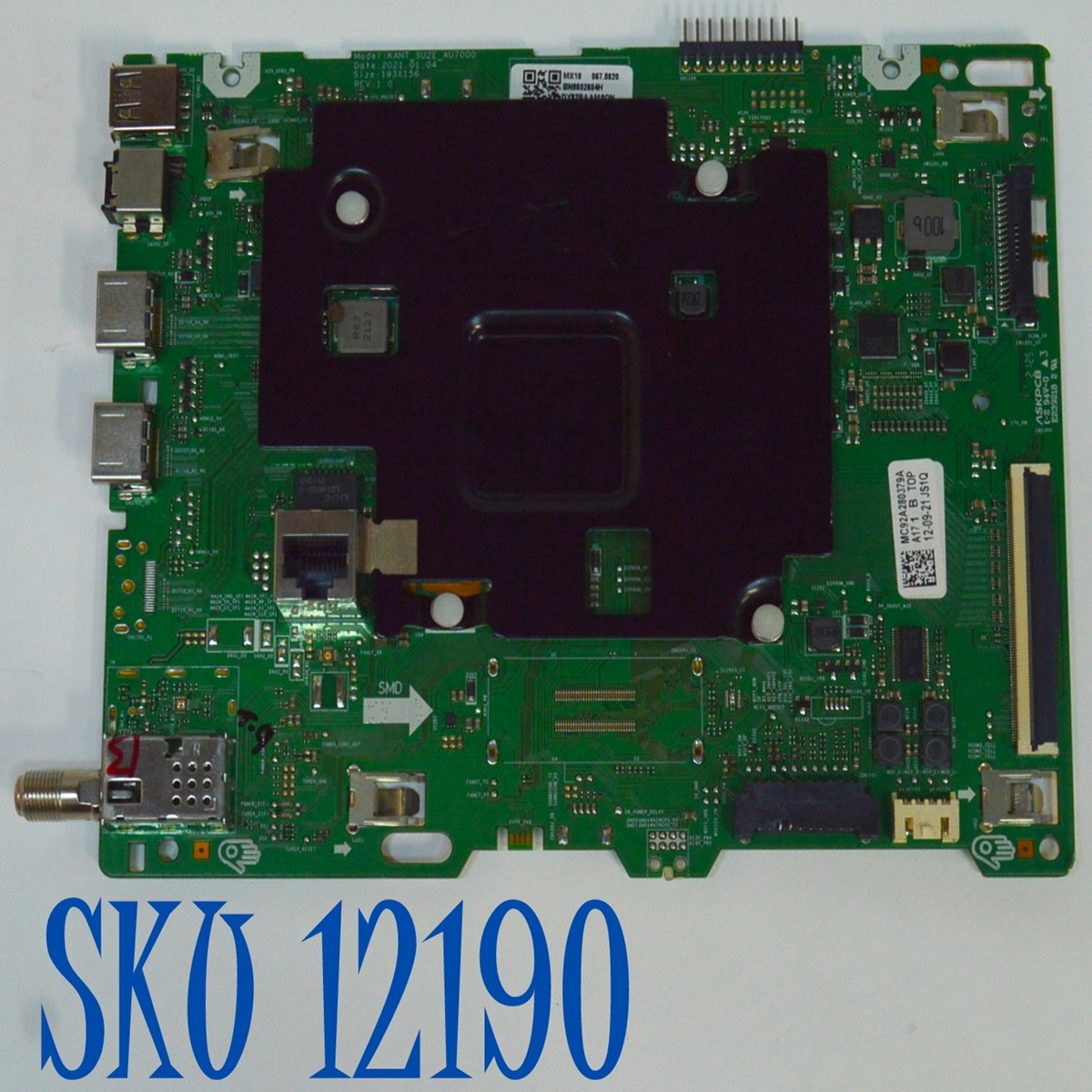MAIN ORIGINAL PARA SMART TV 4K SAMSUNG RESOLUCION (3840X2160) / NUMERO DE PARTE BN96-52604H / BN9652604H / KANT_SU2E_AU7000 / E239218 / PANEL CY-BA043HGAR4V / DISPLAY T430QVN03.N / MODELO UN43TU7000FXZA AF13