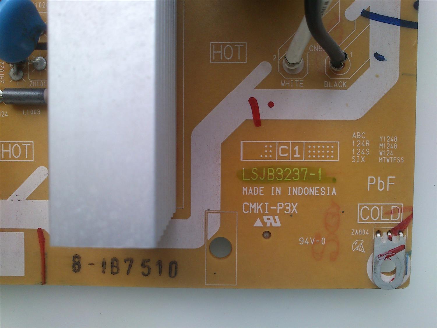 FUENTE DE PODER / PANASONIC LSEP3237B / LSJB3237-1 / MODELO PT-50LCZ7 - Imagen 3
