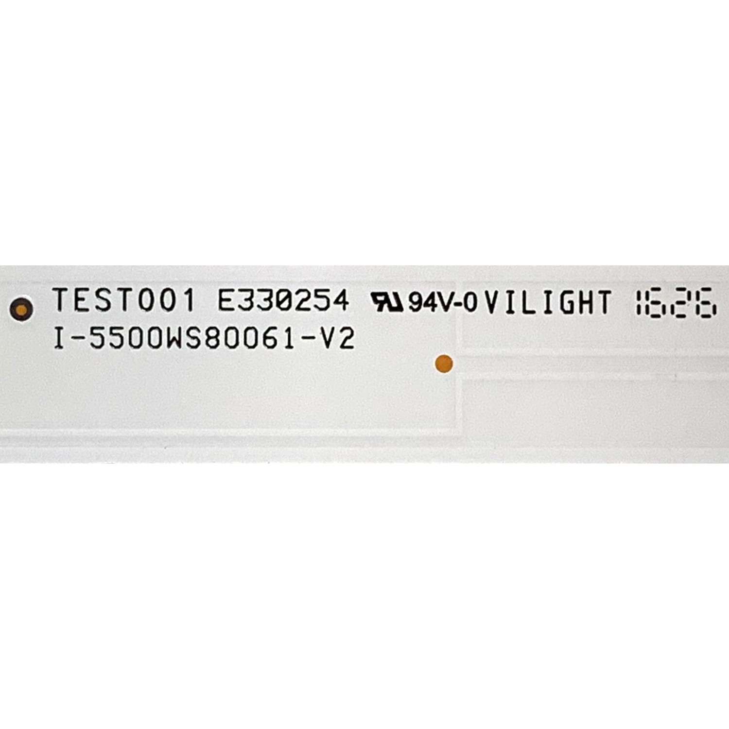 KIT DE LED'S PARA TV VIZIO ( 12 PZ ) / NUMERO DE PARTE I-5500WS80061-V2 / 5638027026166 / TEST001 E330254 / PANEL T550HVN08.5 / MODELO  DN55-E2 - Imagen 3