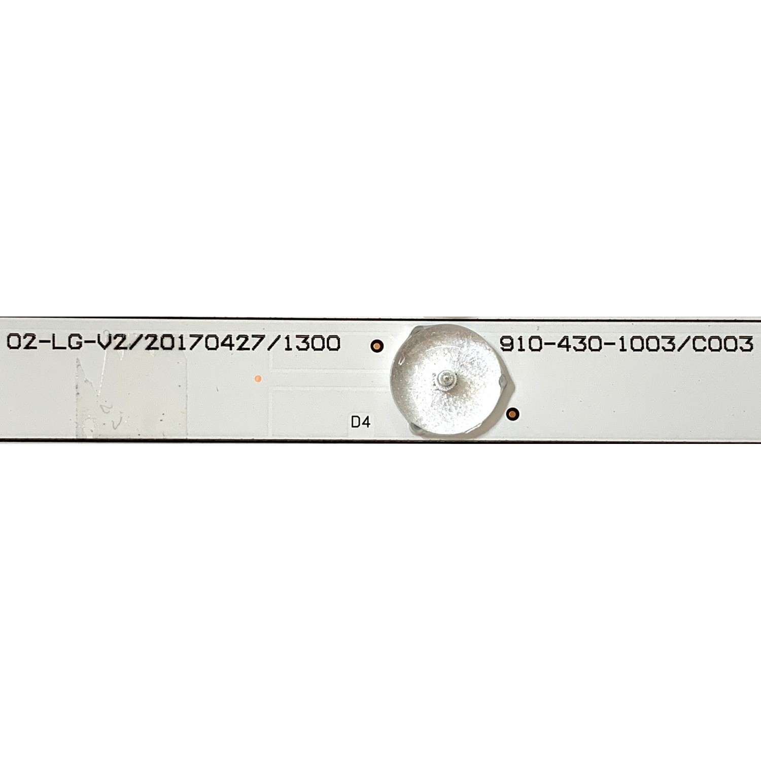 KIT DE LED'S PARA TV 43" WESTINGHOUSE / NUMERO DE PARTE B-CNCF43D709 / 910-430-1003/C003 / 02-LG-V2/20170427/1300 / 4074T47N102LGV / PANEL'S T430QVN03.0 / T430-DXC-DLED - Imagen 3