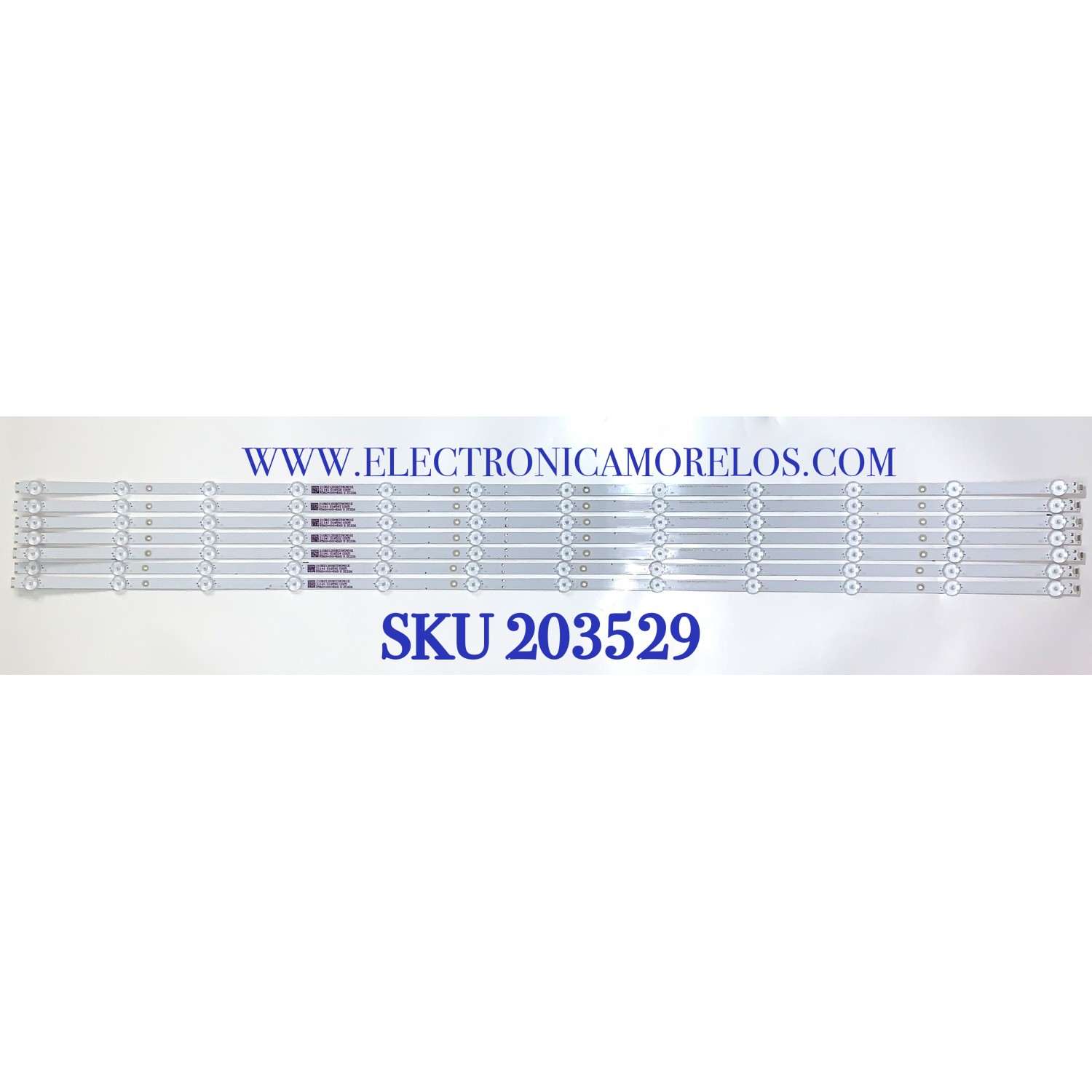 KIT DE LEDS PARA TV INSIGNIA ( 7 PZ ) / NUMERO DE PARTE LBM550M1201-TR-3 / LBM550M1201-TR-3(HF)(0) / PANEL TPT550WR-D093.L / MODELO NS-55F501NA22 / NS-55F501NA22 REV A / NS-55F501NA22 REV B