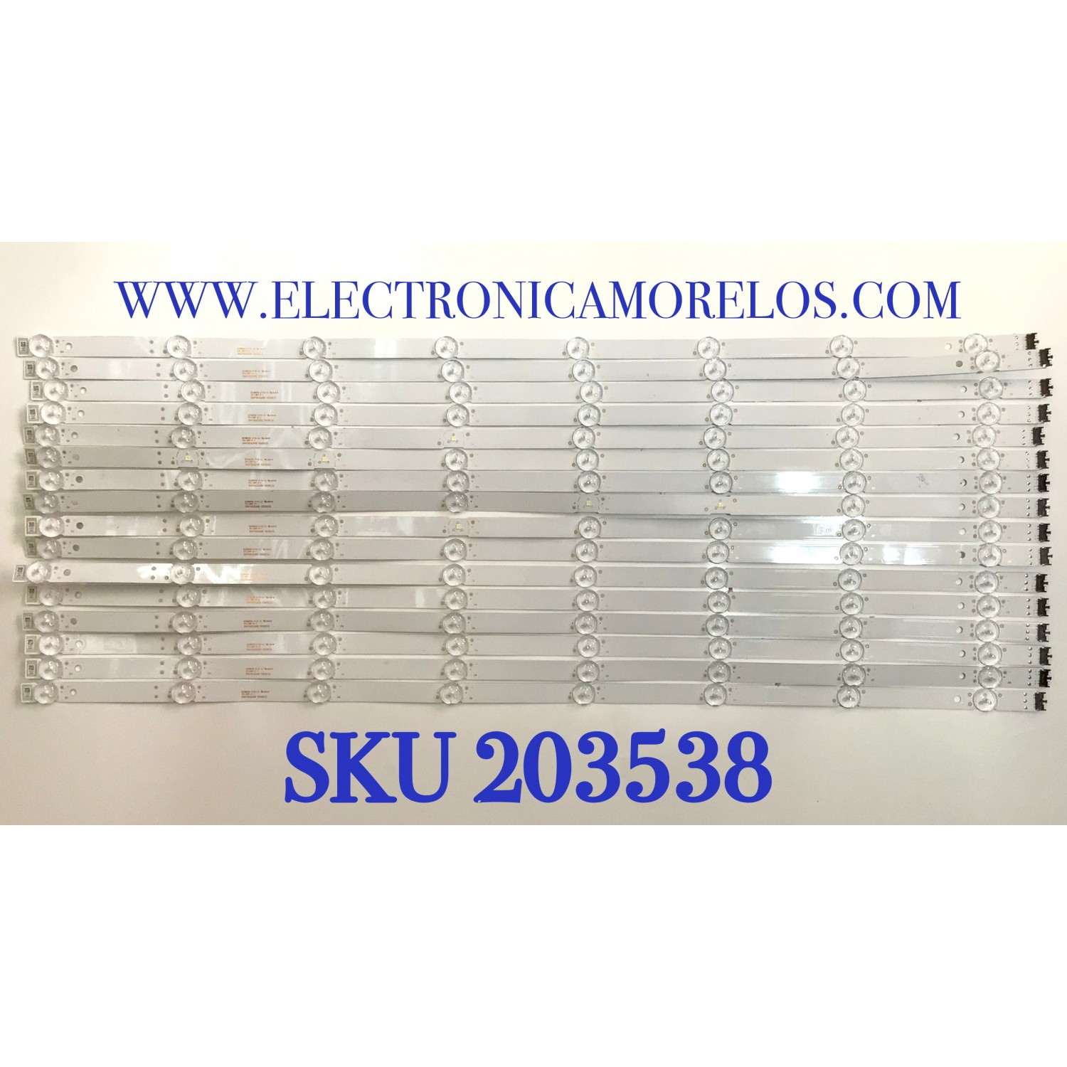 KIT DE LEDS PARA TV SONY ( 16 PZ ) / NUMERO DE PARTE SN75D2285 / SN75D2285 16X8(D) / E330254 / 42WM5F C / PANEL YDBM075DCS11 / MODELO XR-75X90CJ / XR75X90CJ