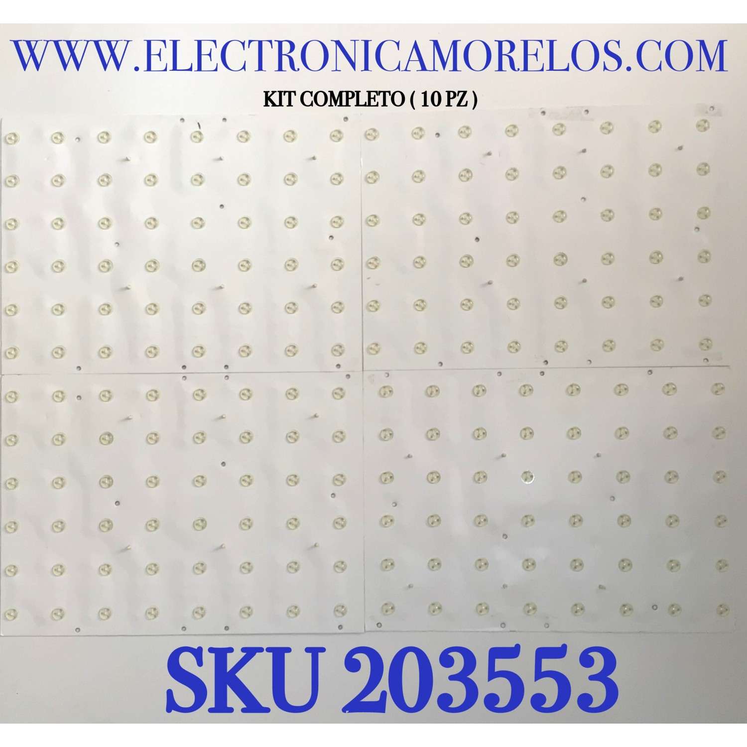 KIT DE LEDS PARA TV SAMSUNG ( 10 PZ ) / NUMERO DE PARTE BN97-15840A / BN41-02649C / 19Y_Q90_65 / K058P-120A  / PANEL CY-TR065FLAV1H / QN65Q90RAF / QN65Q90RAFXZA / QN65Q90RAFXZA AA01 / QN65Q90RAFXZA FA02 / QN65LST7TAFXZA AA01