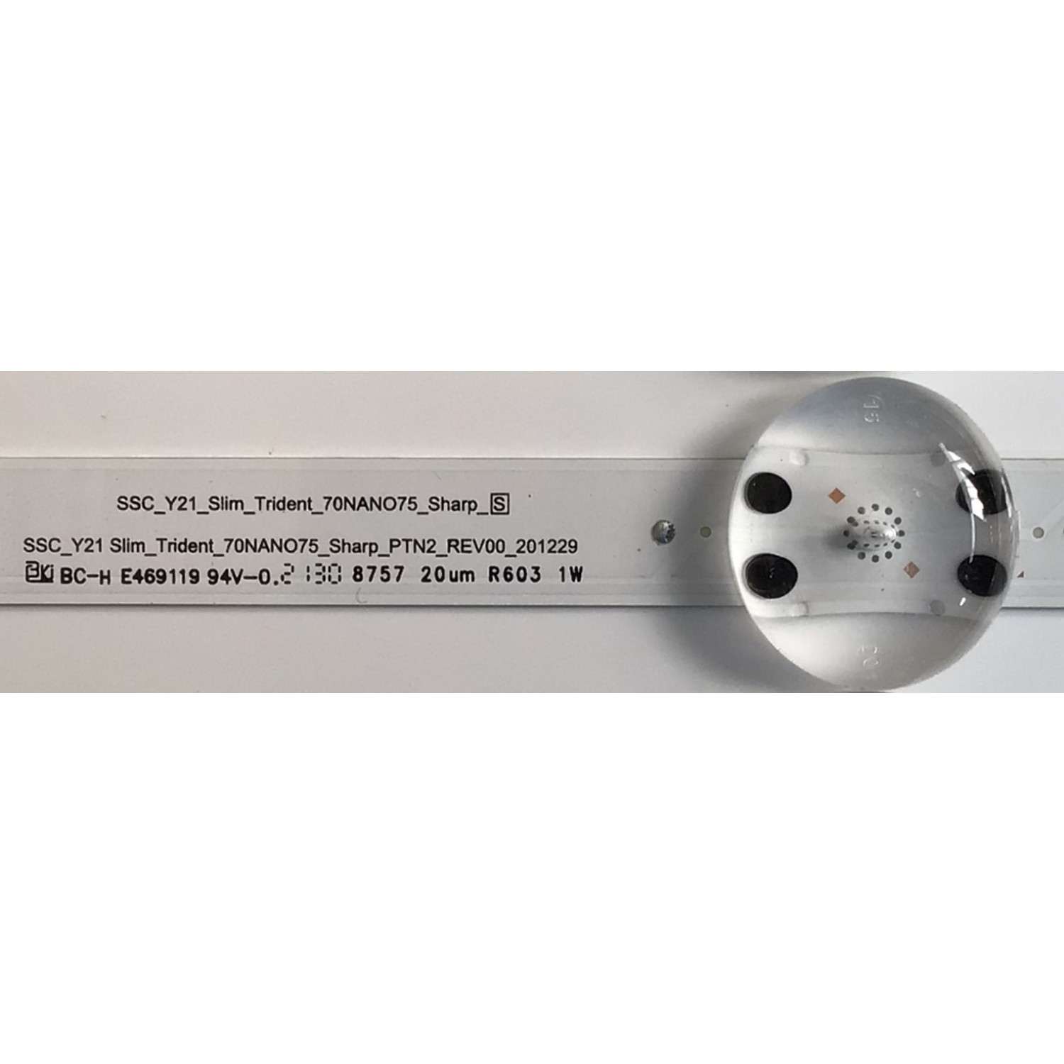 KIT DE LEDS PARA TV LG ( 9 PZ ) / NUMERO DE PARTE EAV65020001 / SSC_Y21_SLIM_TRIDENT_70NANO75_SHARP / E4691119 / MODELO 70NANO75 / 70NAN075 - Imagen 3