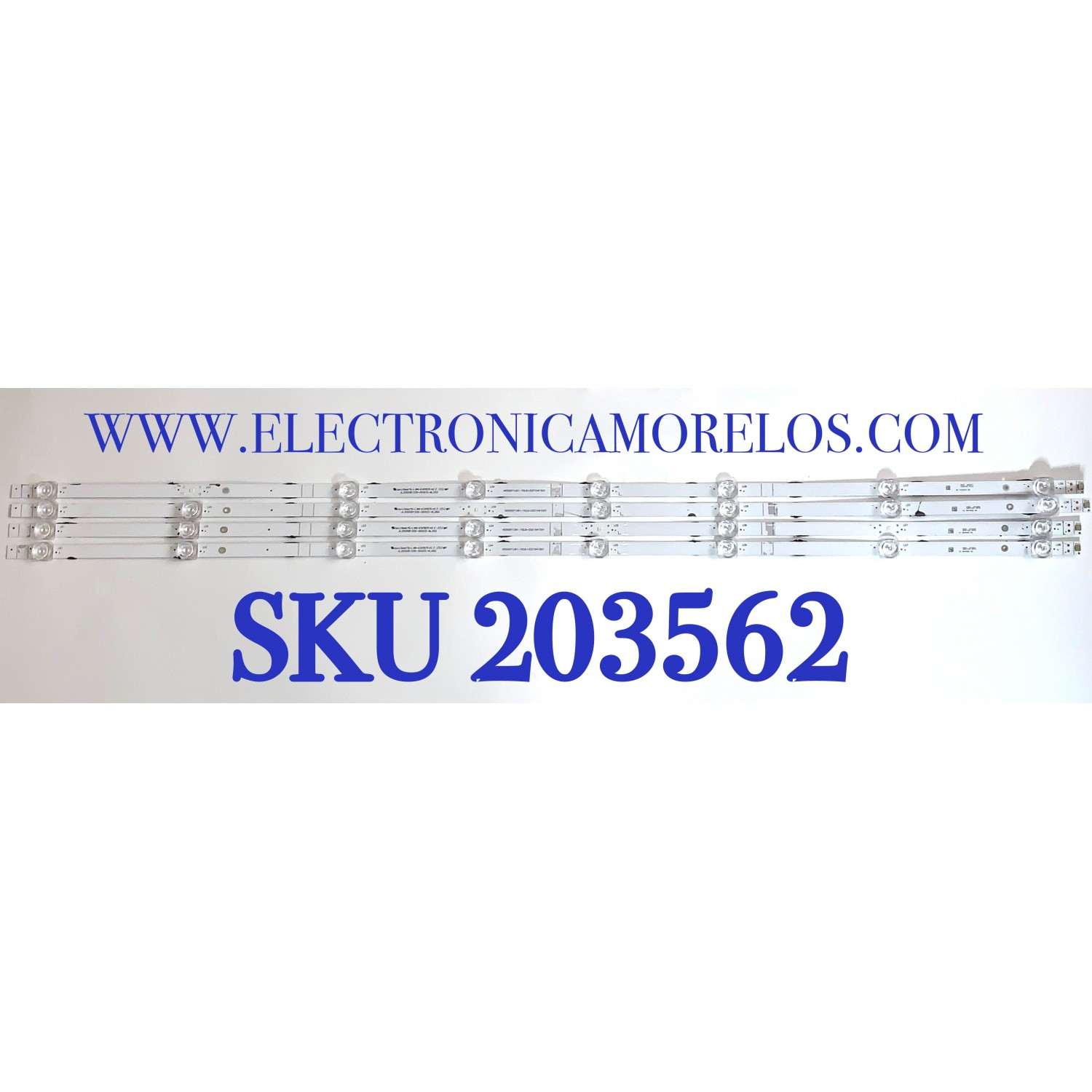 KIT DE LEDS PARA TV HISENSE ( 4 PZ ) / NUMERO DE PARTE JL.D50081330-003CS-M / JL.D50081330-003CS-M_V02 / HD500Y1U61-T0L6+2021041501 / E479275 / 1258745 / D210806 / PANEL HD500Y1U61-T0L6\GM\CKD3A\ROH / MODELO 50R7G5