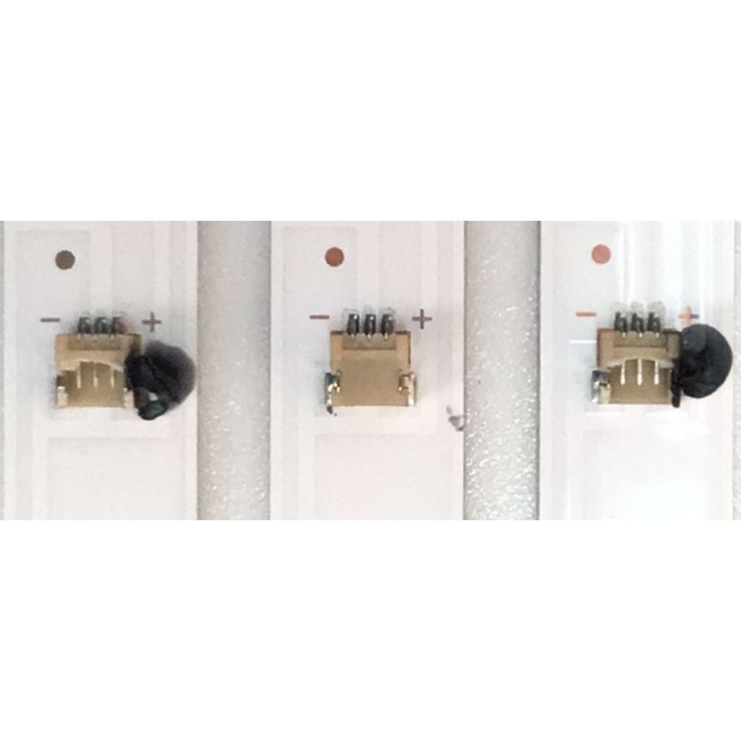 KIT DE LED'S PARA TV SEIKI ( 3 PZ ) / NUMERO DE PARTE DLED38.5DGXM-37X-0002 / 385VD7 / E493538 / MODELO SC-39HS950N / SC-39HS950N REV A - Imagen 4