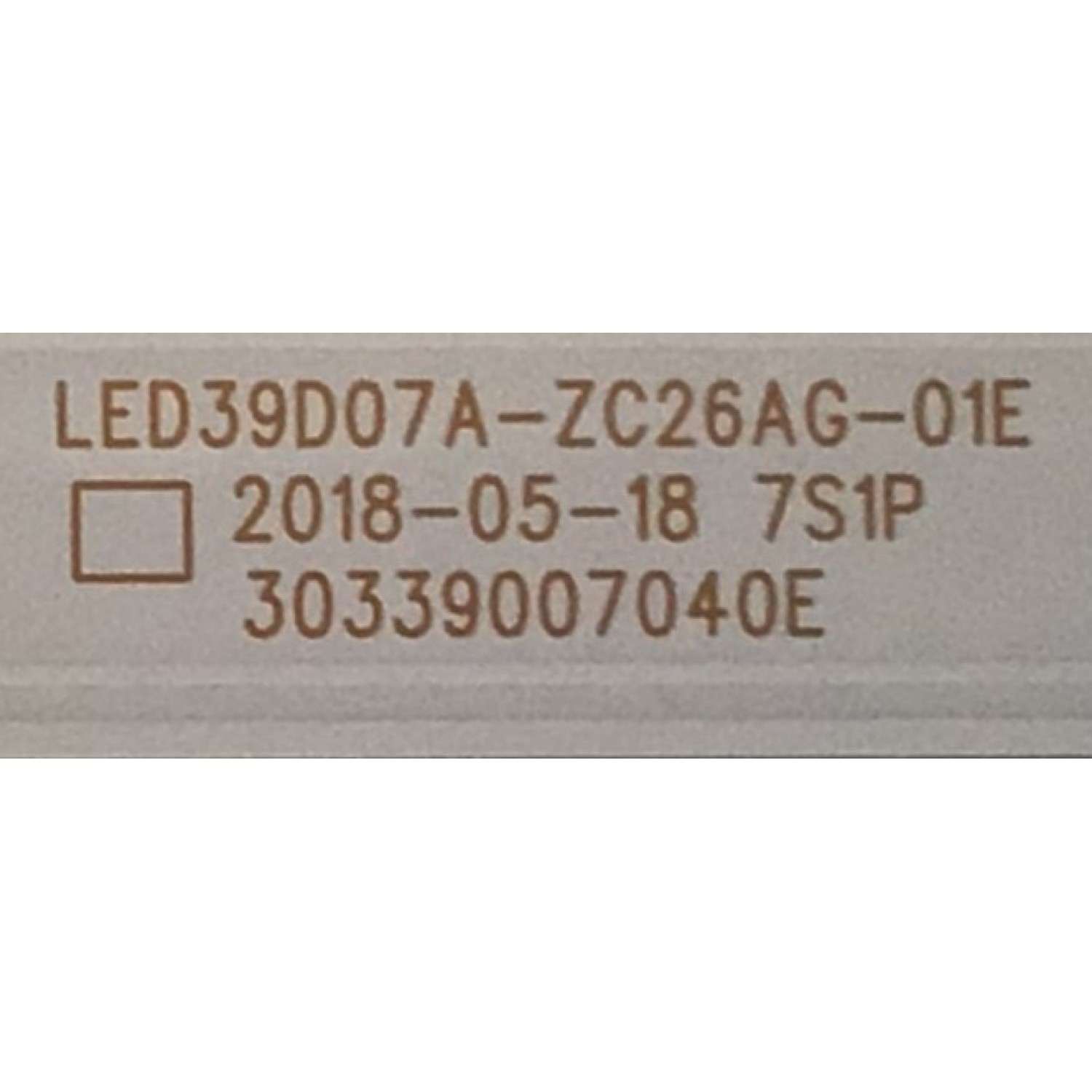 KIT DE LED'S JVC (3 PIEZAS) / NUMERO DE PARTE LED39D07A-ZC26AG-01E / LED39D07B-ZC26AG-01E / 30339007040E / 30339007041E / 190618BB04 / PANEL V400HJ9-PE1 / MODELO LT-40C591 - Imagen 3