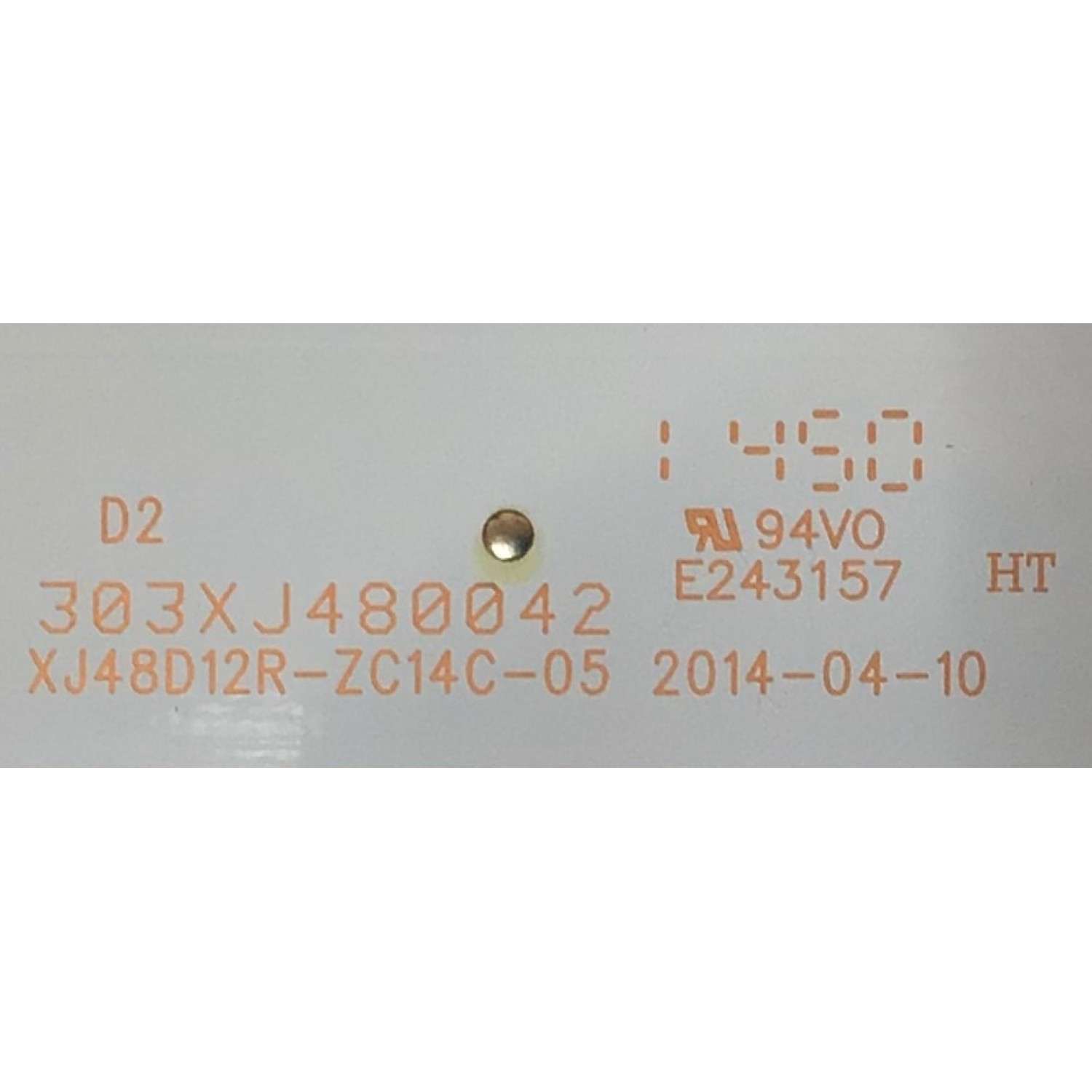 KIT DE LED'S PARA TV VIOS ((8 PIEZAS)) / NUMERO DE PARTE XJ48D12R-ZC14C-05 / XJ48D12L-ZC14C-05 / N843D-0 / 2010004155/B23 / E243157 / 141218A1 / 303XJ480041 / 303XJ480042 / PANEL CN48HC820 / MODELO VLEDTV4814SM - Imagen 2