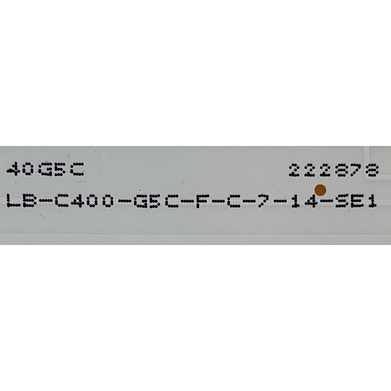 KIT DE LED'S PARA TV ( 3 PZ ) / NUMERO DE PARTE CRH-BX40G5C30300703997 / 222878 / E479275 / B200622AJC - Imagen 3