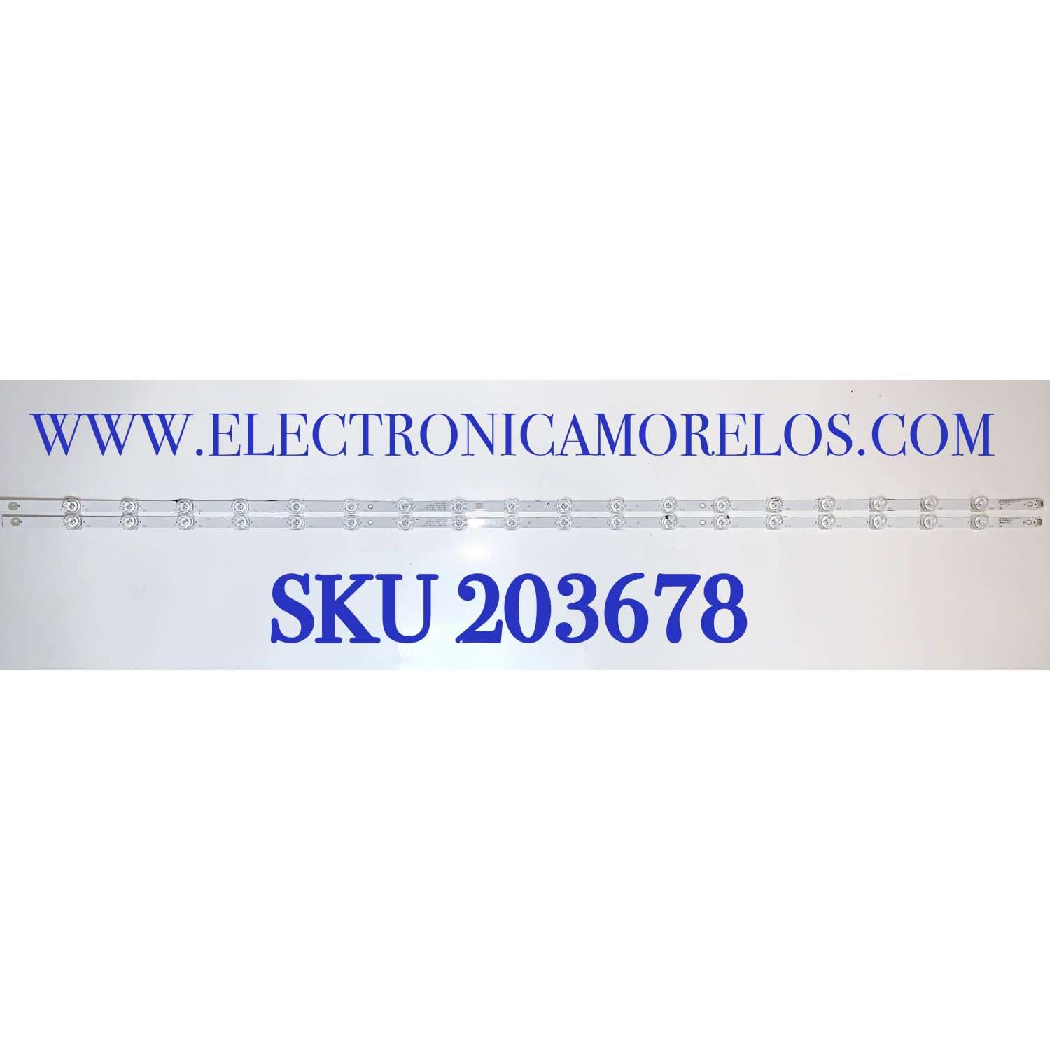 KIT DE LED'S PARA TV VIZIO ( 2 PZ ) / NUMERO DE PARTE  LB-GM3030-GJVIZIO582X18VB10-J / LB-GM3030-GJVIZI0582X18VB10-J / 58VB40 / PANEL TPT580B5-U1T01.D / MODELO V585X-H1 / V585X-H1 LTCHB9AW / V585-H11 / V585-H11 LTCDZIOW 