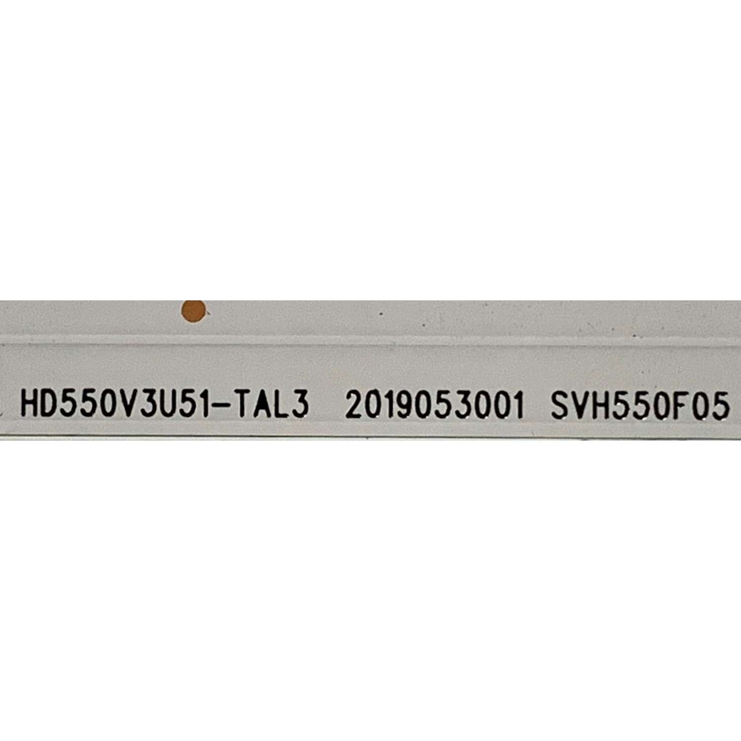 KIT DE LEDS PARA TV HISENSE ORIGINAL 8 PIEZAS / NUMERO DE PARTE CRH-BX55V3U513030T140895U / HD550V3U51-TAL3 / 2019053001 / SVH550F05 / E479275 / PANEL HD550V3U51-TAL3\S0\FJ\GM\ROH / MODELO 55H8E - Imagen 3