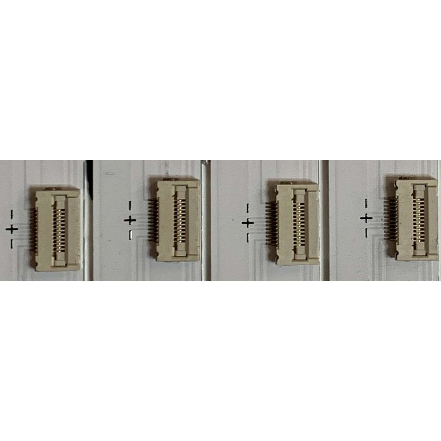 KIT DE LEDS PARA TV HISENSE ORIGINAL 8 PIEZAS / NUMERO DE PARTE CRH-BX55V3U513030T140895U / HD550V3U51-TAL3 / 2019053001 / SVH550F05 / E479275 / PANEL HD550V3U51-TAL3\S0\FJ\GM\ROH / MODELO 55H8E - Imagen 5