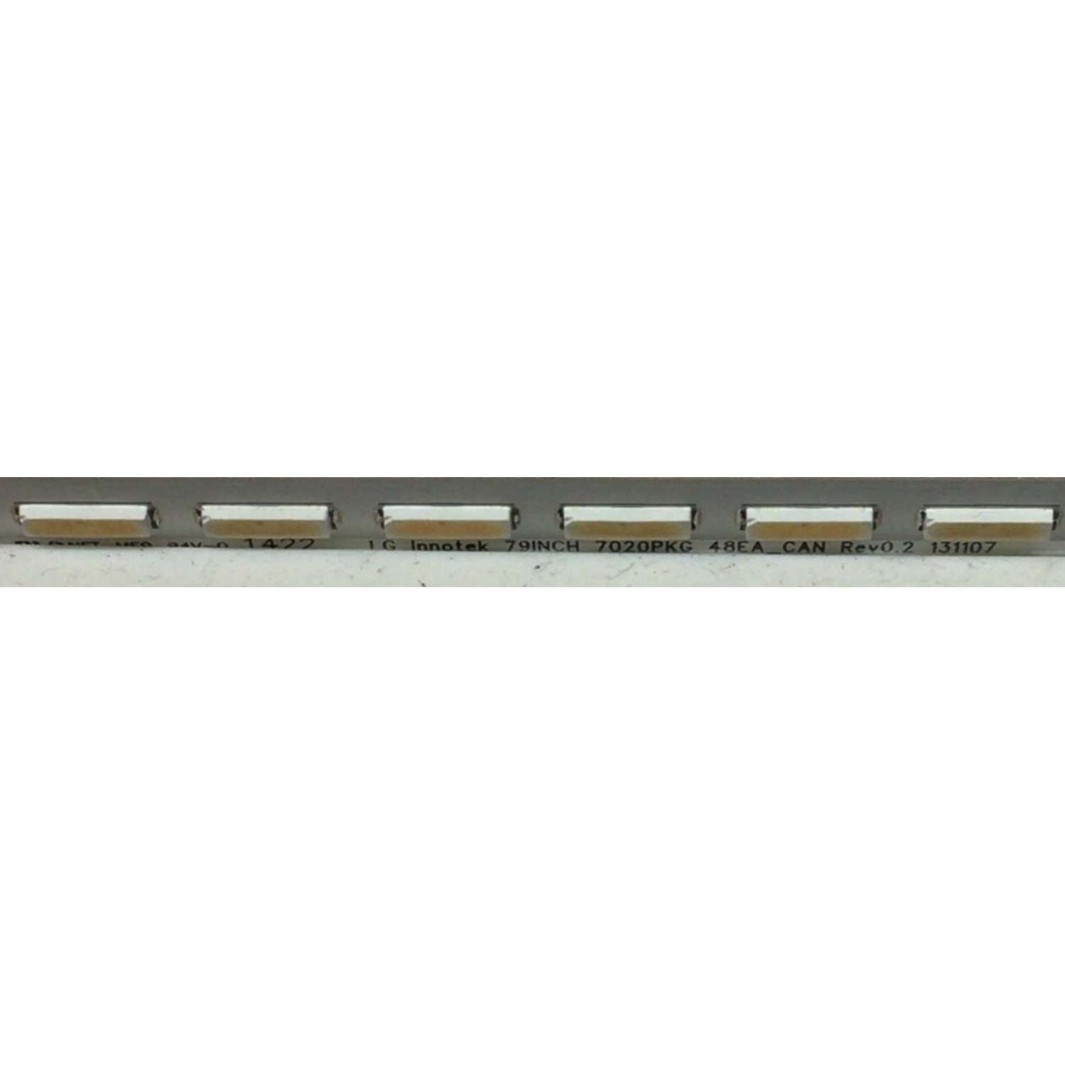 KIT DE LED'S PARA TV SONY (2 PIEZAS) / NUMERO DE PARTE 61.P2G01G002 / 7020PKG / 131107 / LG INNOTEK 79INCH 7020PKG 48EA_CAN REV0.2 131107 / PANEL YD4S790LT / MODELO XBR-79X900B / XBR79X900B / (MEDIDAS 1.76M x 14CM) - Imagen 3