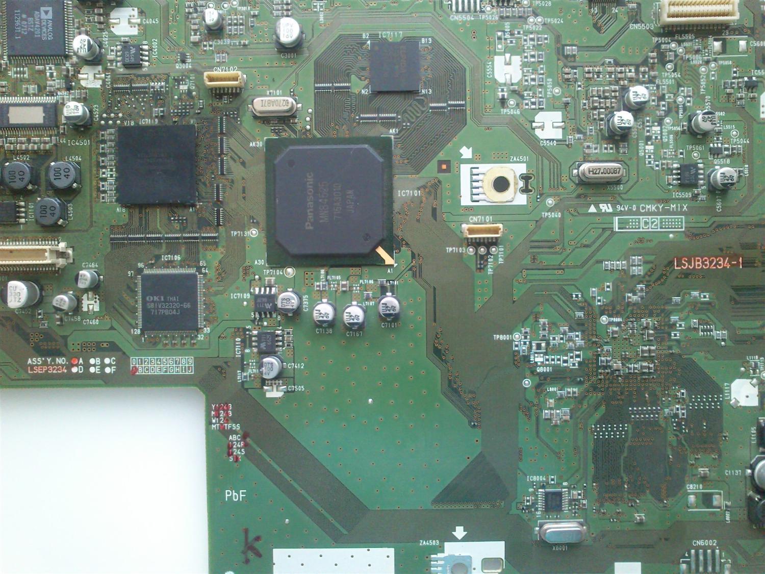 MAIN / PANASONIC LSEP3234A / LSJB3234-1 / MODELO PT-50LCZ7 - Imagen 2