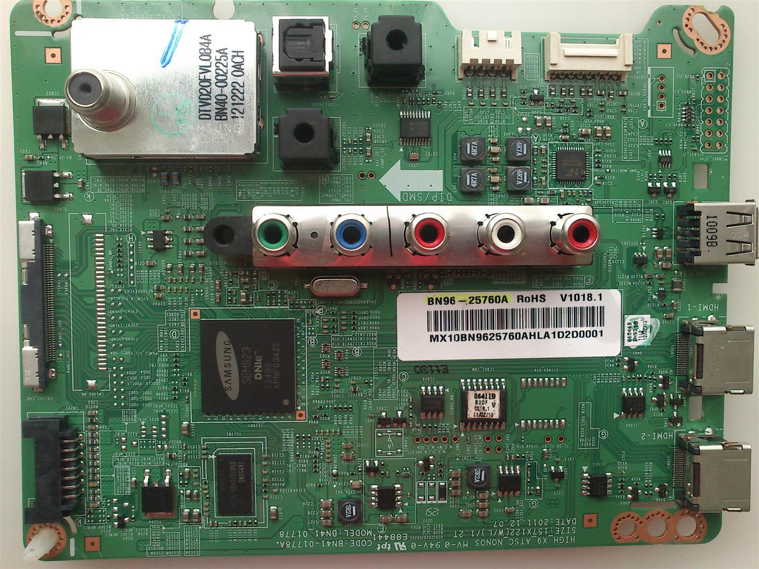 MAIN SAMSUNG BN96-25760A / 25760A MODELO UN55EH6000FXZA/ZC