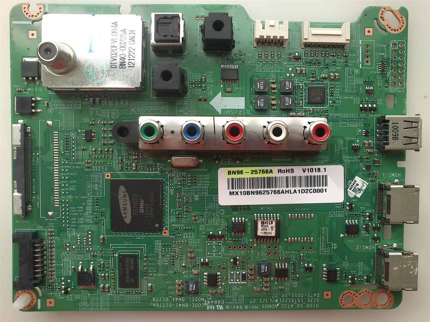 MAIN SAMSUNG BN96-25766A  / 25766A MODELO UN60EH6000FXZA