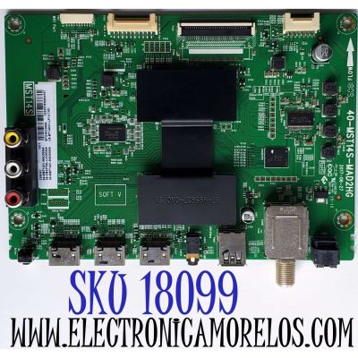 MAIN PARA TV TCL·ROKU TV HD / NUMERO DE PARTE 08-CS32TML-LC283AA / 40-MST14S-MAD2HG / 08-MST1401-MA200AA / 08-MST1401-MA300AA / V8-ST14K01-LF1V001 / PANEL LVW320ND1L / DISPLAY ST3151A05-8 VER.2.8 / MODELOS 32S301 / 32S305 / 32S305TABA / 32S305LABA