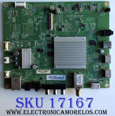 MAIN / INSIGNIA XHCB01K054 / 715G8501-M01-B00-005T / XHCB01K054010X / PANEL TPT500U1-QVN03.U REV:S7B0G / MODELO NS-50DR620NA18