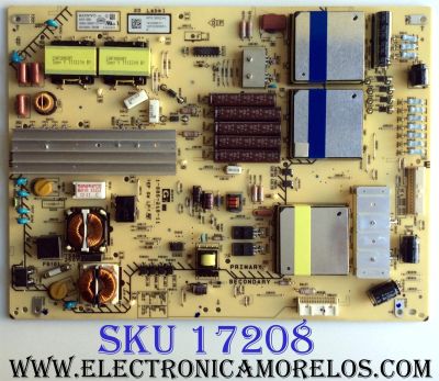 FUENTE DE PODER / SONY 1-474-385-11 / 147438511 / APS-326(CH) / 1-886-218-11 / APS-326 / PANEL FQLR550LT1 / A-1853-361-A / MODELO KDL-55HX850
