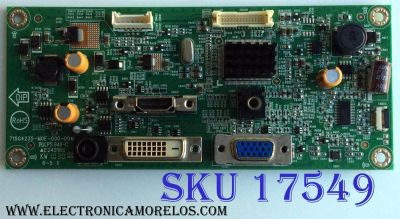 MAIN PARA MONITOR ACER / LG QACBKL008 / 715G4235-M0E-000-004K / QACBKL00800 / E243951 / PANEL LM230WF5 (TR)(A2) / MODELOS E2360V-PNW AUSNAV / E2360V-PNW / E236VT