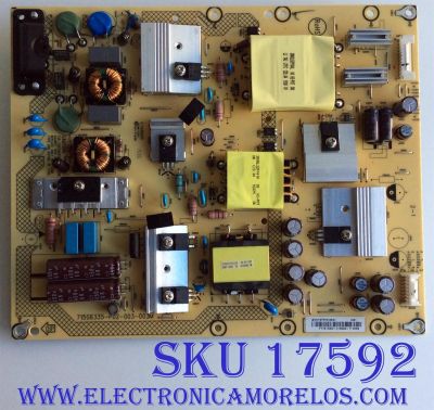 FUENTE DE PODER PARA TV SHARP / NUMERO DE PARTE PLTVFY721XXD1 / 715G6335-P02-003-003M / (X)PLTVFY721XXD1 / PANEL TPT500J1-HVN08.A REV:S800B / MODELO LC-50LB371U