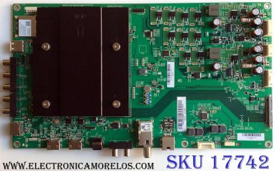 MAIN / VIZIO 755.02H01.0006 / 748.02H01.0011 / L7118-1 / 75502H010006 / TED.SX7.EB761 D17507 / A18063265 / A06A4482C868 / PANEL T500QVN03.7 / MODELO E50-F2 LWZ2WYMU