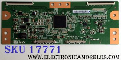 T-CON / INSIGNIA 55.54T04.C09 / T546HW04  V0 / 5554T04C09 / 54T04-C01 / PANEL T546HW04 V.0 / MODELO NS-55E790A12
