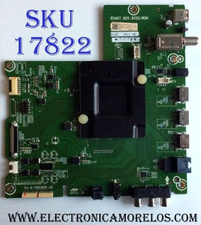 MAIN / HISENSE 232510 / RSAG7.820.8252/ROH / 232509 / 232510A / 232509A / HU43A6100UWR / 3TE43M181578 / TM187K505J / PANEL`S HD426K3U51-T1\S0\GM\ROH / HD426K3U51-T1 / MODELO 43R6E