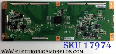 T-CON / HITACHI 5060AU65000130 / T550_QVD02-V1.0 / PANEL`S T650QVR01.5 / T650QVN02.0 / MODELO LE65K6R9