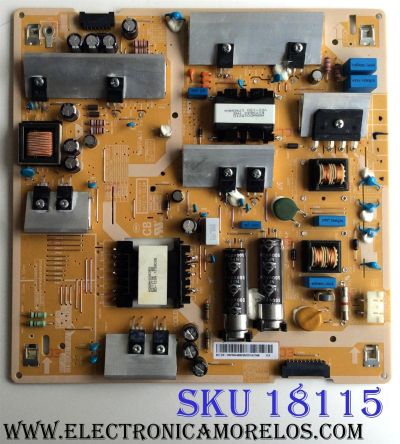 FUENTE DE PODER / SAMSUNG BN44-00923A / L55F6N_MDY / BN4400923A / PANEL CY-KM055FGLV1H / MODELOS UN55LS003 / UN55LS003AFXZA AA01