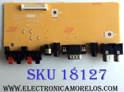 TARJETA SALIDA DE AUDIO / PANASONIC TNPA5659 / TNPA5659 1 / PANEL MC127FH1400 / MODELOS TH-50PF50 / TH-42PF50U / TH-50PB1U / TH-60PF50U / TH-65PB1U / TH-65PF50U / TH-50PF50U