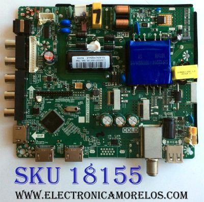 MAIN / FUENTE (COMBO) / ONN 8142122352001 / TP.MS3553.PB801 / HV430FHB-N10 / ONC18TV001 / 0NC18TV001 / C18065203 / PANEL CN430CN6210 / DISPLAY HV430FHB-N10 / MODELO ONC18TV001 / MODELO DE  43''