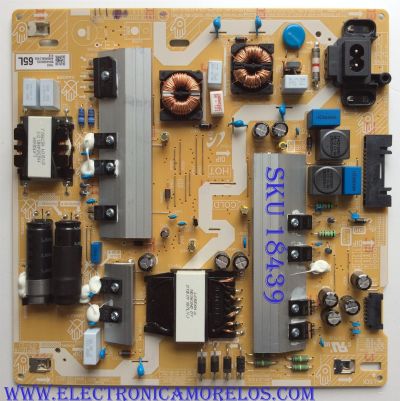 FUENTE DE PODER PARA TV SAMSUNG / NUMERO DE PARTE BN4400932G / BN44-00932G / L65E6L_NHS / MODELOS UN65NU6070FXZA ZA02 / UNU7090 / UE65NU6025 / UE65NU7090 / UE65NU7090 / UE65NU7020 / UN65NU6900 / UN65NU6080 / UN65NU6070 / MAS MODELOS EN DESCRIPCIÓN 