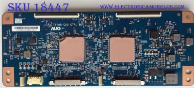 T-CON PARA TV SONY 4K UHD SMART TV / NUMERO DE PARTE 55.75T05.C09 / 5575T05C09 / 75T05-C03 CTRL BD / E88441 / PANEL T750QVF05.2 / MODELO XBR-75X900F / XBR75X900F