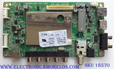 MAIN / VIZIO 756TXECB02K0320 / 715G6381-M01-000-004I / XECB02K03200SX / 705TXESM33400X / PANEL TPT420H2-HVN06 REV:S380A / MODELOS E420-B1 / E420-B1 LTYQPTCQ / E420-B1 LTYWPTCQ