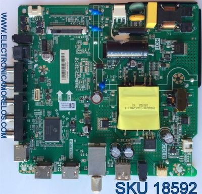 MAIN / FUENTE ( COMBO ) / HISENSE F18070818 / TP.SR.PB701 / PANEL LSC400HN02 / MODELO 40EU3000	