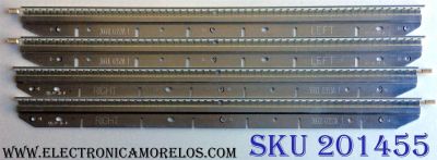 KIT DE LED´S PARA TV / ( 4 PIEZAS ) / SONY LK520D3LB1S / RUNTK4339TP / 4339TP / SLED 090907 REV.1 / 3660L-0353A / 3660L-0352A / MODELO KDL-52EX701	