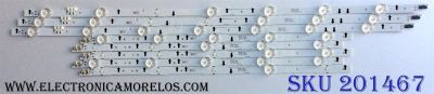 KIT DE LED´S PARA TV (8 PIEZAS) / SAMSUNG LM41-00099G (5 PIEZAS) / LM41-00099A (3 PIEZAS) / SAMSUNG_2014SVS55_3228_R05_REV1.1_140111 NFH / SAMSUNG_2014SVS55_3228_L07_REV1.1_140111 NFH / PANEL CY-GH055CSLVVH / MODELOS LH55DMEPLGA/GO TS02 / LH55DMEPLGA / GO