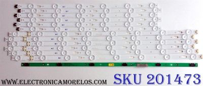 KIT DE LED´S PARA TV (12 PIEZAS) / SAMSUNG BN96-39660A / BN96-39659A / S_5U75_55_FL_L8 / S_5U75_55_FL_R6 / LM41-00135A / LM41-00136A / PANEL  CY-GK055HGLVHH / MODELOS UN55MU6290 / UN55MU6290FXZA FC10